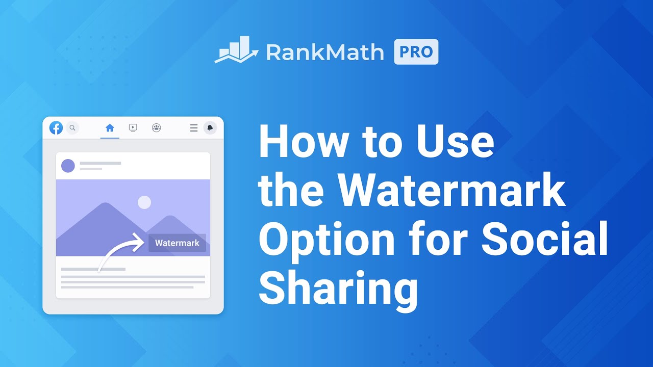 How to Use the Watermark Option for Social Sharing - Rank Math SEO