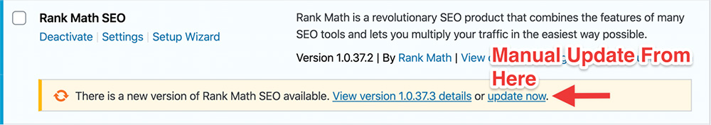 Rank Math Manual update