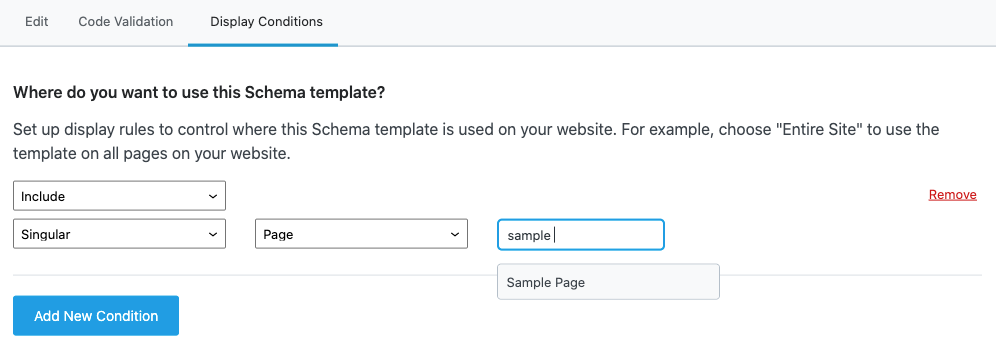 Include specific posts in Schema Templates